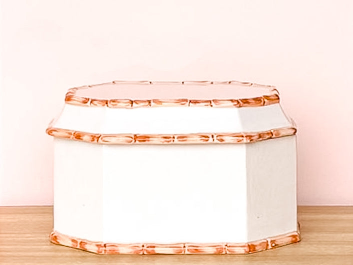 Faux Bamboo Italian Trinket Dish