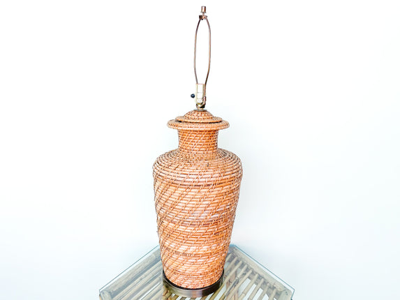 Island Chic Basket Lamp