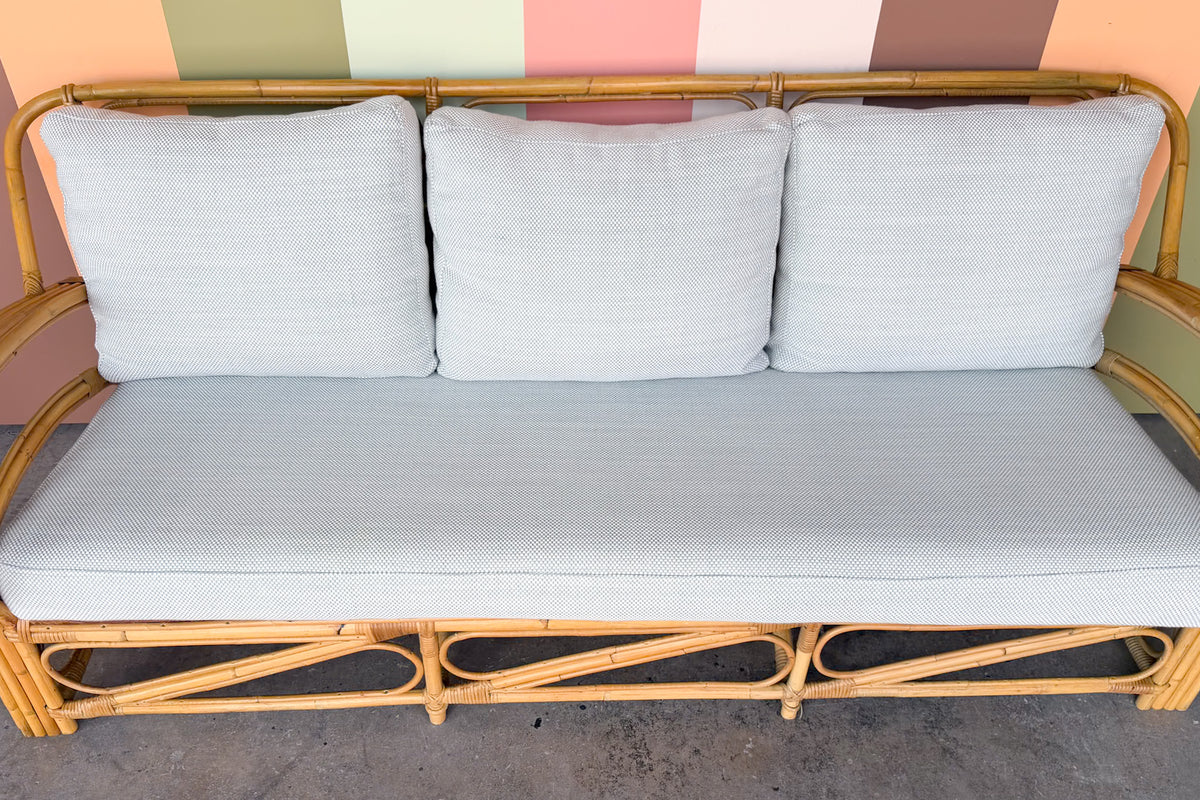 Island Chic Rattan Sofa