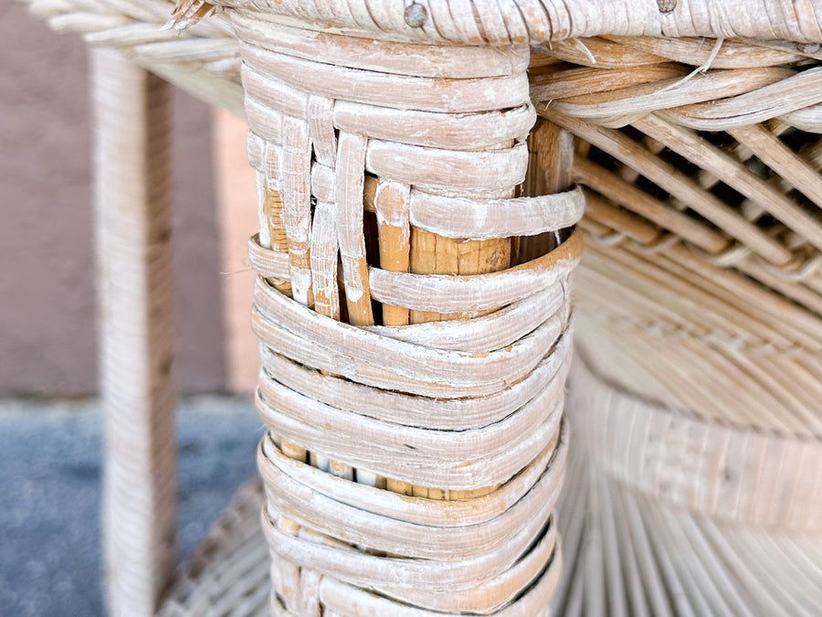 Coastal Chic Rattan Peacock Chair