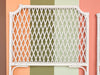 Pair of Lattice Love Twin Headboards