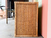Coastal Rattan Wrapped Desk