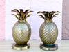 Brass Pineapple Bookends