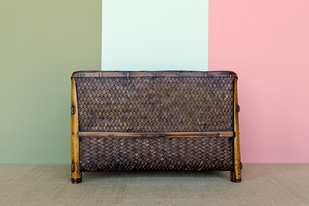 Rattan Desk Organizer