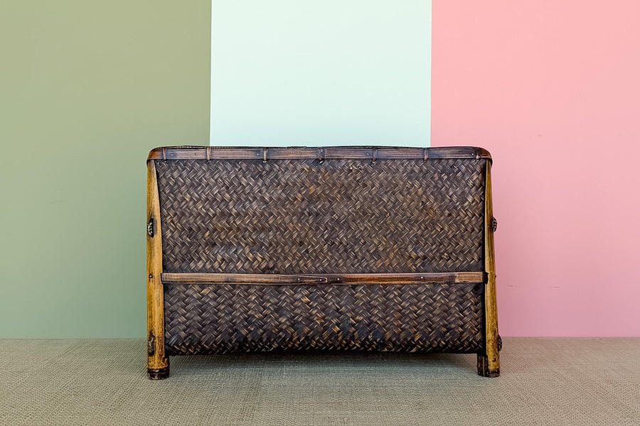 Rattan Desk Organizer
