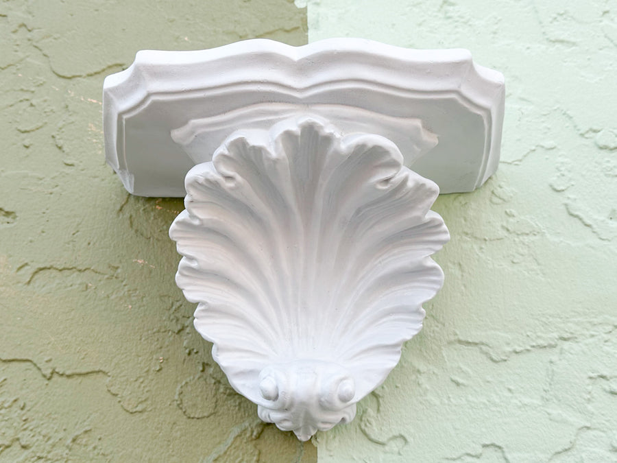 Pair of Shell Wall Shelves