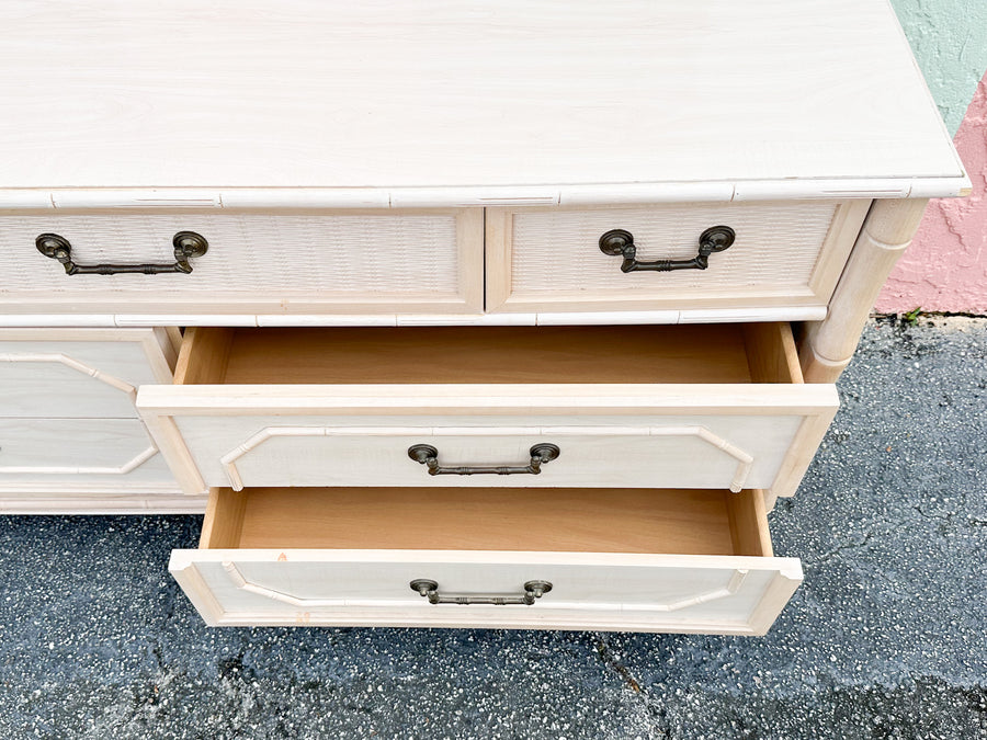 Faux Bamboo Dresser
