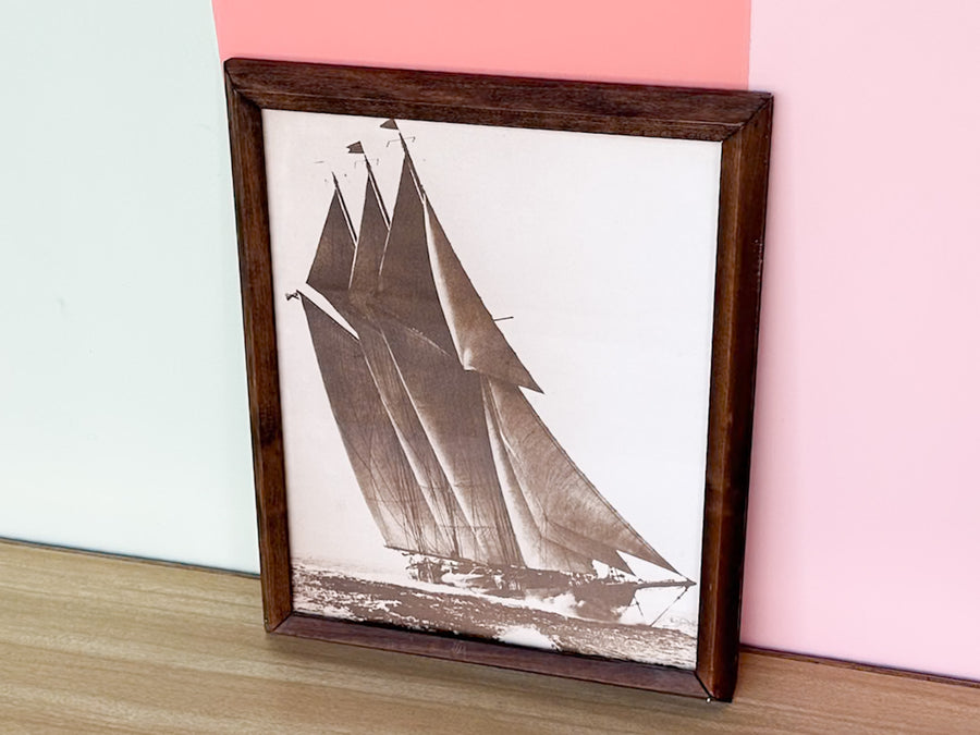 Sailing Ships Photo Reproduction Framed Art