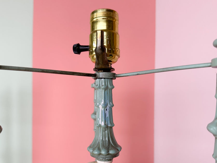 Pair of Huge Quin Yin Chinoiserie Lamps