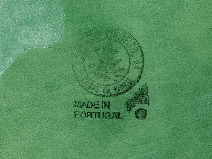 Set of Twelve Secia Portugal Lettuce Plates