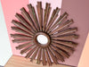 Italian Wood Sunburst Mirror