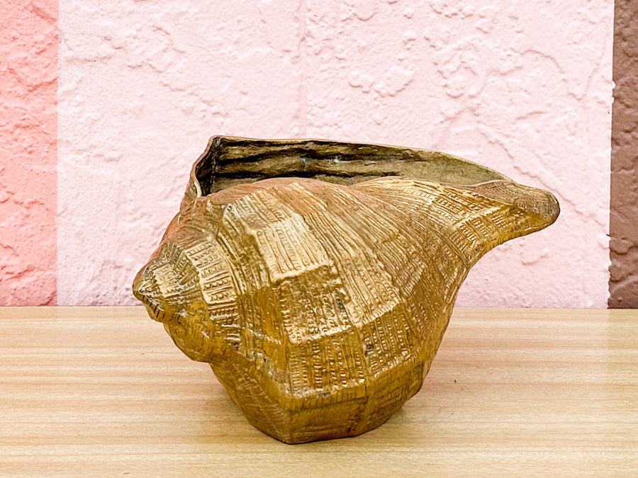 Brass Nautilus Cachepot