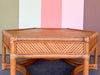 Brown Jordan Pencil Reed Rattan Coffee Table