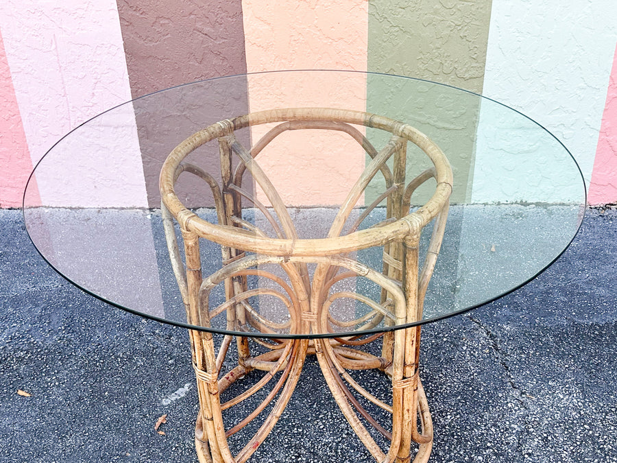 Island Style Rattan Dining Table