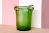 Green Glass Ice Bucket