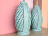 Pair of Island Chic Woven Lamps