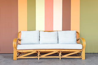 Island Chic Rattan Sofa