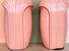 Pair of Coral Art Deco Lamps