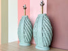 Pair of Island Chic Woven Lamps