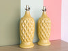 Pair of Happy Yellow MCM Lamps
