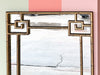 Regency Style Brass Greek Key Mirror