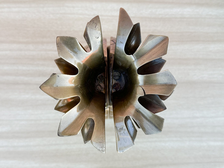Brass Pineapple Bookends