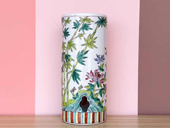 Colorful Chinoiserie Vase