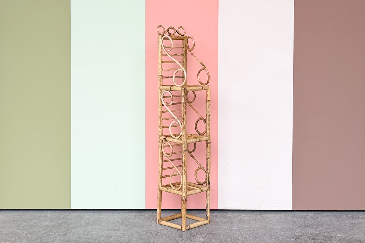 Rattan Display Shelf