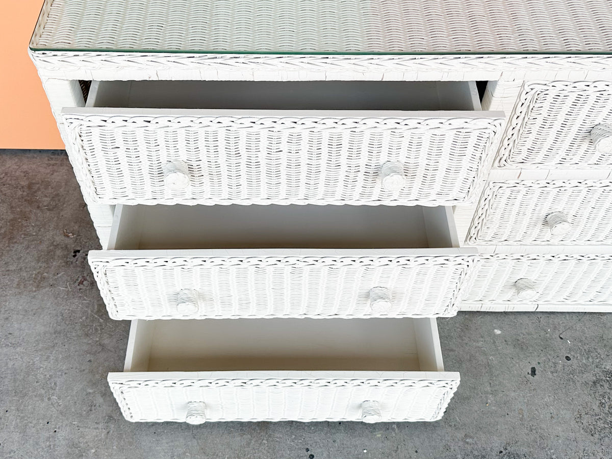 Wicker Chic Double Dresser
