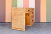 Island Style Rattan Wrapped Desk