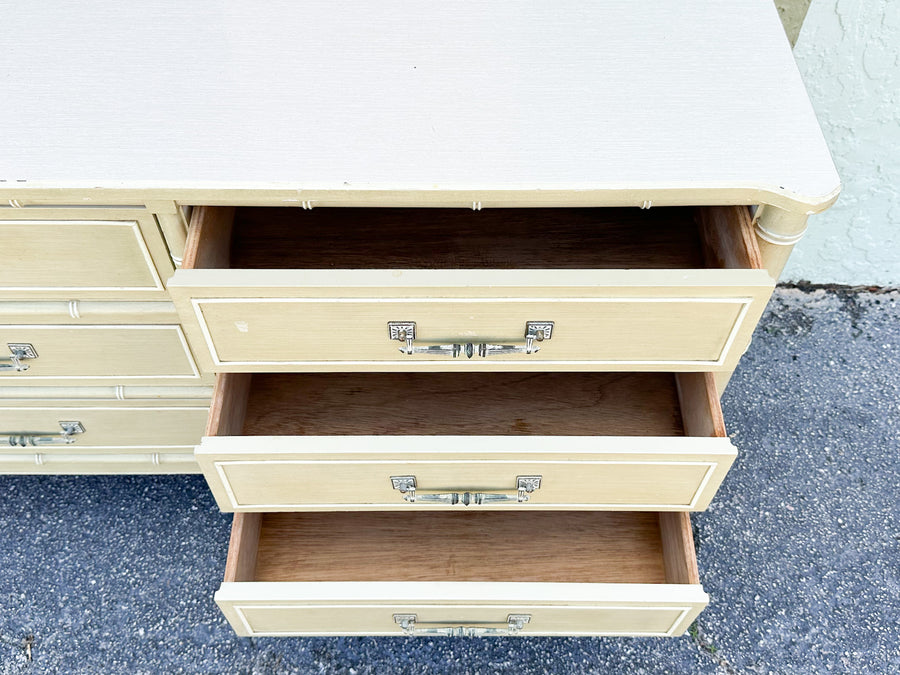 Henry Link Faux Bamboo Double Dresser
