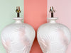 Pair of Large Plaster Cockatoo Lamps