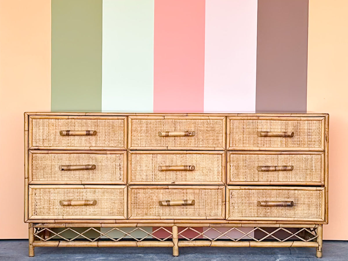 Island Style Rattan Dresser