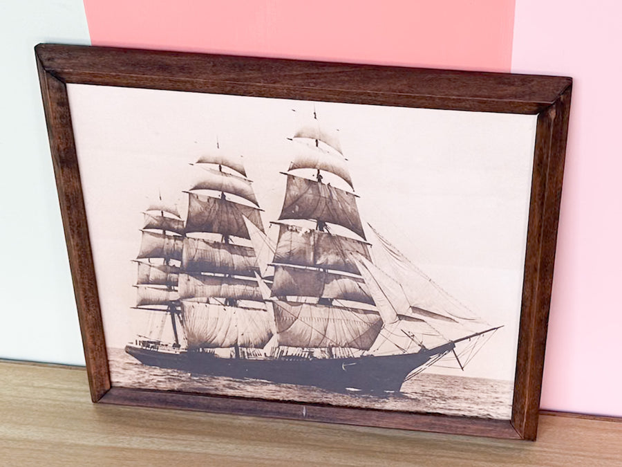 Sailing Ships Photo Reproduction Framed Art