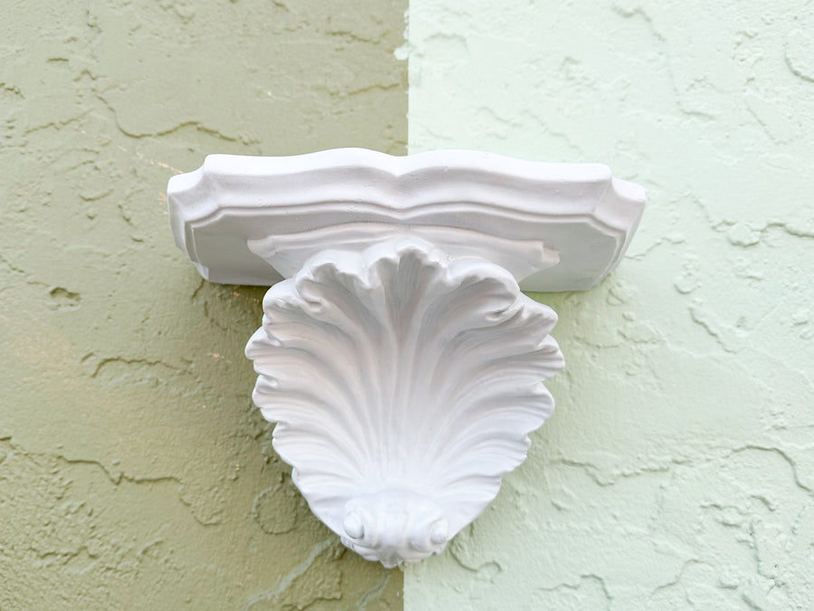 Pair of Shell Wall Shelves
