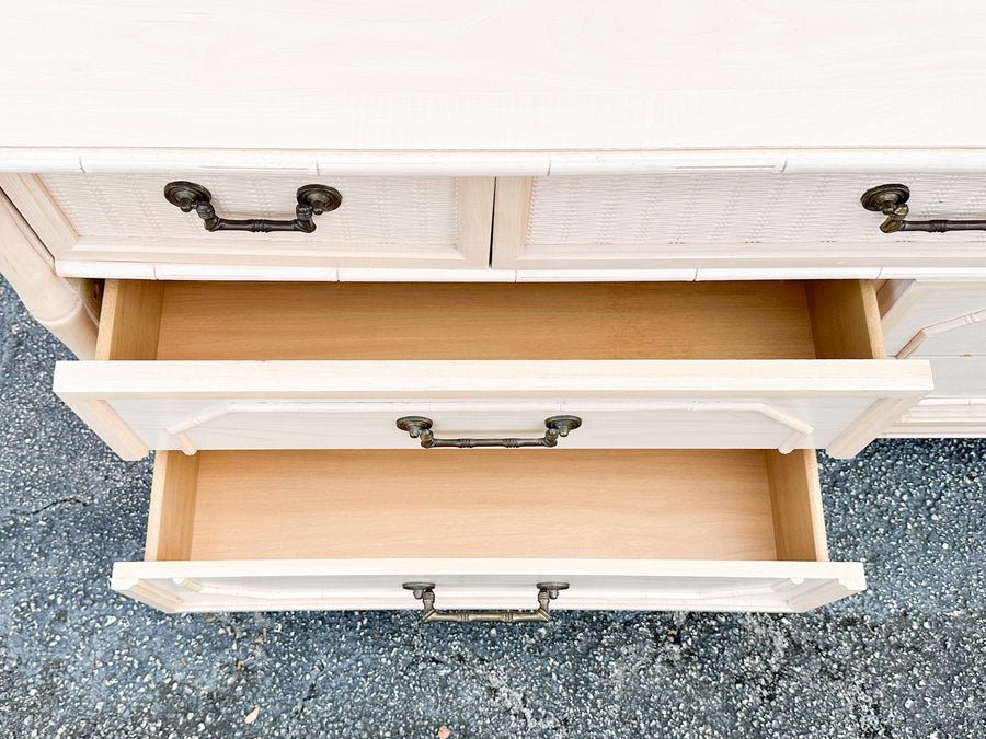 Faux Bamboo Dresser