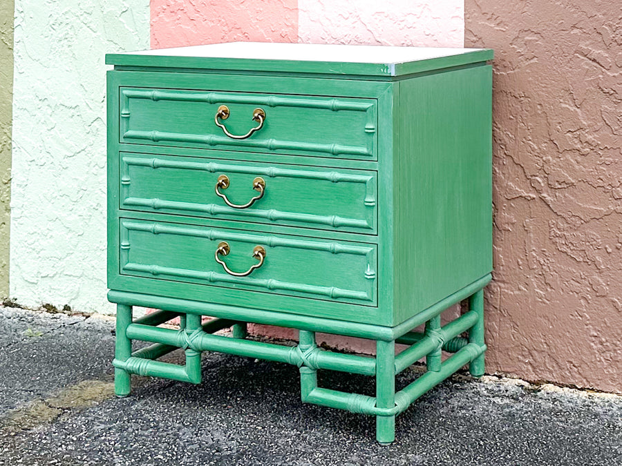 Gorg Green Ficks Reed Nightstand