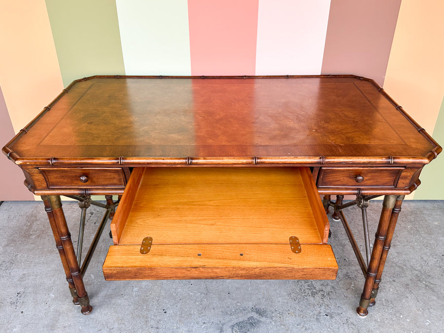 Handsome Faux Bamboo Desk