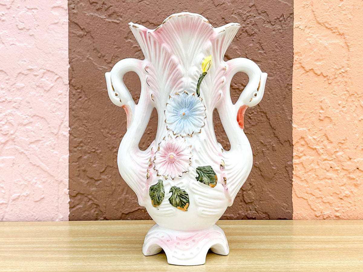 1950s Swan Life Vase