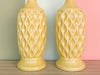 Pair of Happy Yellow MCM Lamps