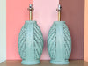 Pair of Island Chic Woven Lamps