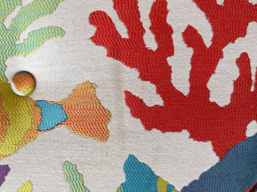 Sea Life Upholstered Ottoman