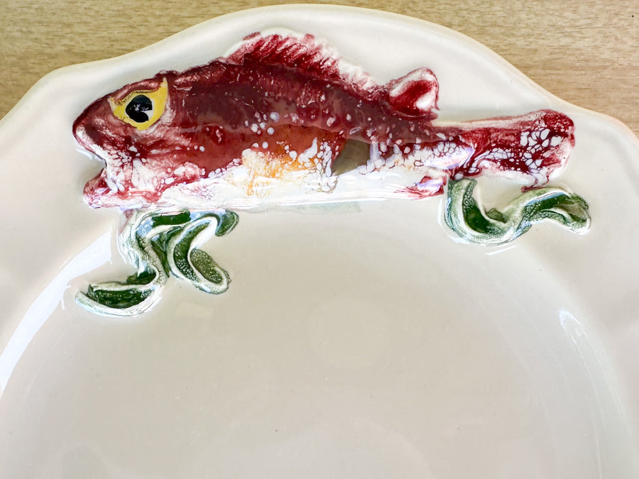 Pair of French Paulette Quinson Dinner Plates