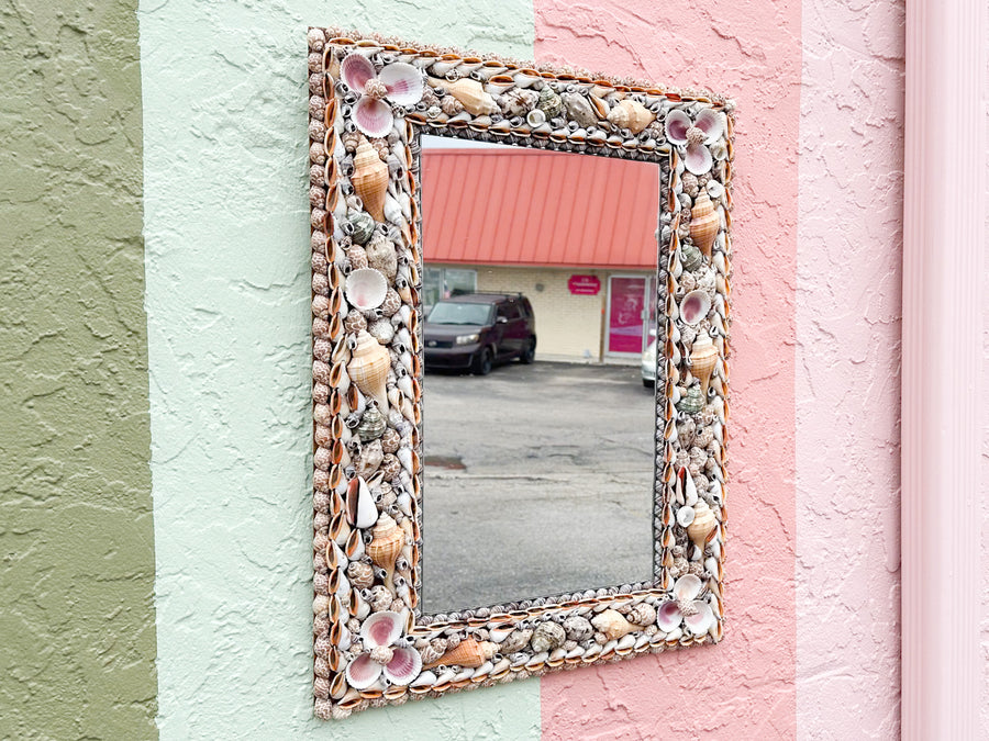 Old Florida Shell Mirror