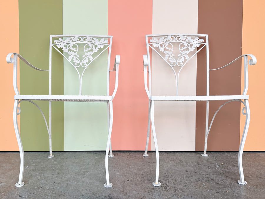 1950s Russell Woodard Wrought Iron Dining Set