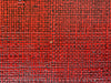 Red Linen Wrapped Coffee Table