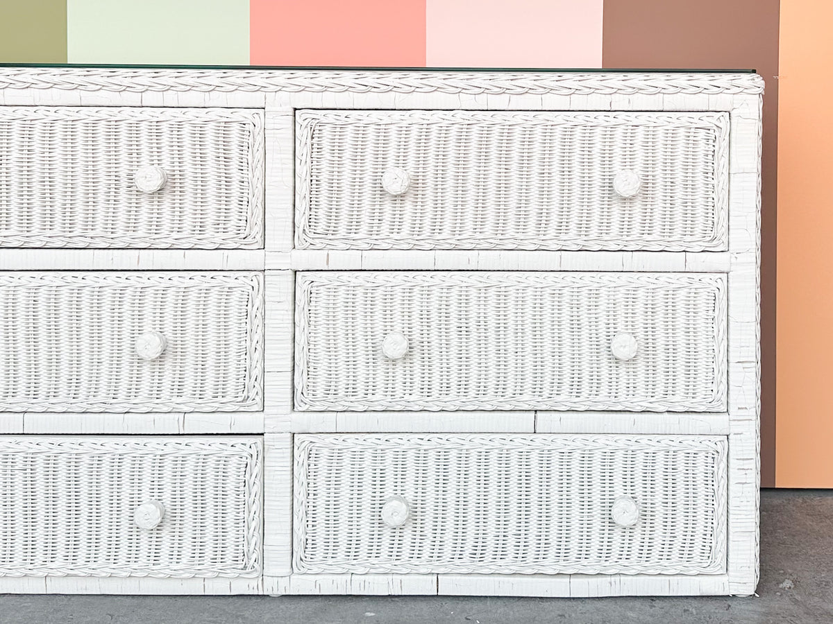 Wicker Chic Double Dresser