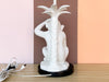 Whimsical Ceramic Monkey and Palm Tree Lamp