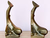 Brass Whale Bookends