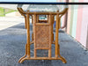 Old Florida Style Rattan Dining Table